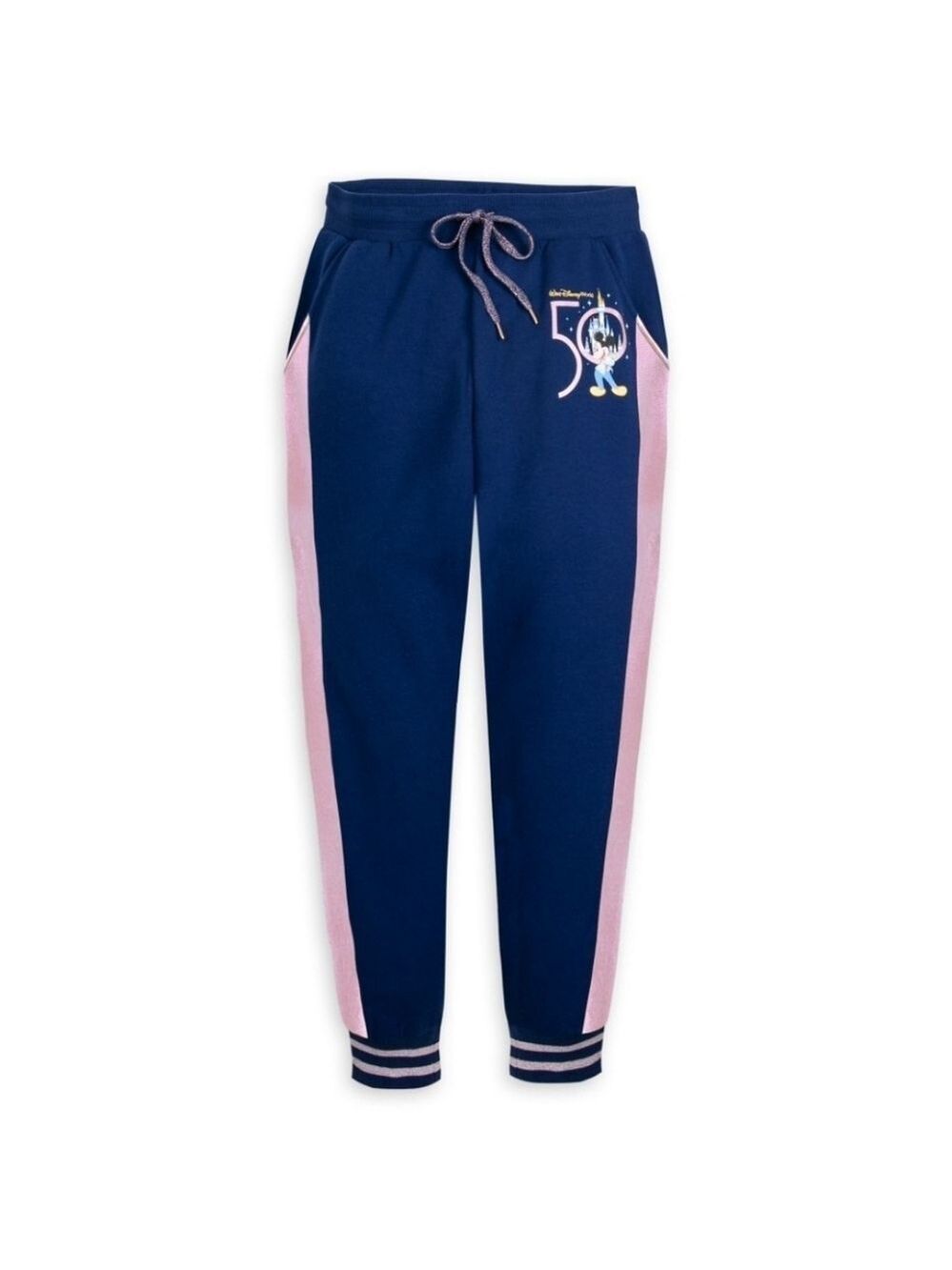 1X • Disney  • Walt Disney World 50th Anniversary - Mickey Mouse Navy Joggers